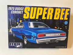 LOT OF 4 SCALE MODEL MPC AND REVELL 1/24 AND 1/25 CAR KITS.