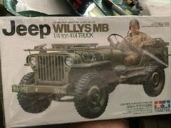 Jeep Willys MB 1/4-ton 4×4 Tamiya Item#35219 – New In Open Box for Better View