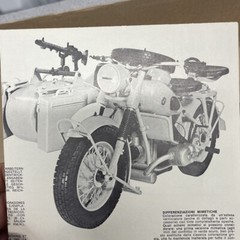 ESCI MOTORCYCLE BMW R / 75 W SIDECAR SCALE 1/9TH MODEL KIT BOX 1986