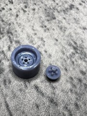 1/24 Resin 3d Printed NASCAR Style Wheel Set For Scale Modeling