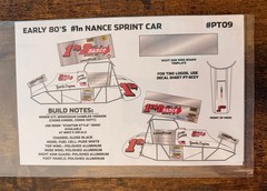Porch Time 1/24 scale #1n Sammy Swindell Nance Sprint car decals