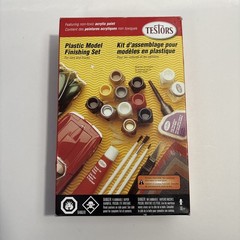 TESTORS Plastic Model Finishing Kit Acrylic Paints- No. 9163 New Sealed 2000