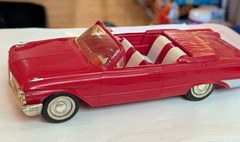 1961 FORD MOTOR GALAXIE SUNLINER-CONVERTIBLE DEALER PROMO MODEL CAR-EXC-VNTAGE