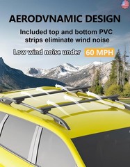 Tuyoung 260lbs Roof Rack Cross Bars 56? Thick Aluminum Universal Crossbars Roof