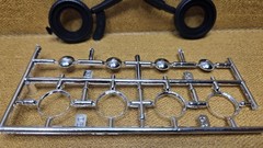 1940 FORD Standard Coupe WW TIRES, RIMS & HUB CAPS 1/25 Monogram Model PARTS