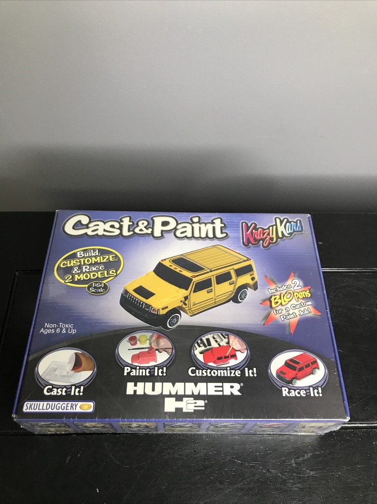 Krazy Kars – Cast & Paint Model Kit – HUMMER H2 – NIB!