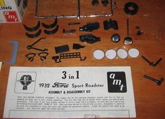 AMT 1932 Ford Model B Sport Roadster Kit # 332 Survivor Built Stock in Box 32