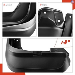 A-Premium Set of 4PCS Mud Flaps Splash Guards Mudguards Mudflaps with Hardware
