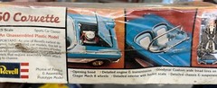 ST Revell h1203 1960 Chevy Corvette kit 1/25 McM FS Seal torn