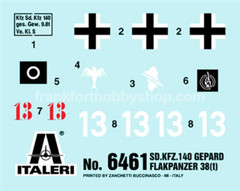 Italeri Kit #6461 1/35 SD.KFZ.140 FLAKPZ.GEPARD