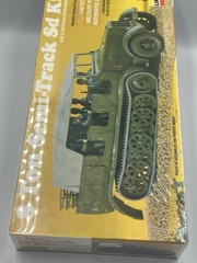 LINDBERG GERMAN WWII 8 TON SEMI TRACK SD KFZ7 MILITARY MODEL KIT NEW-SEALED 1/40