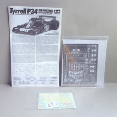 TAMIYA 1/20 Tyrrell P34 Six Wheeler 1976 Japan GP Kit 20058 w/Photo-etched parts