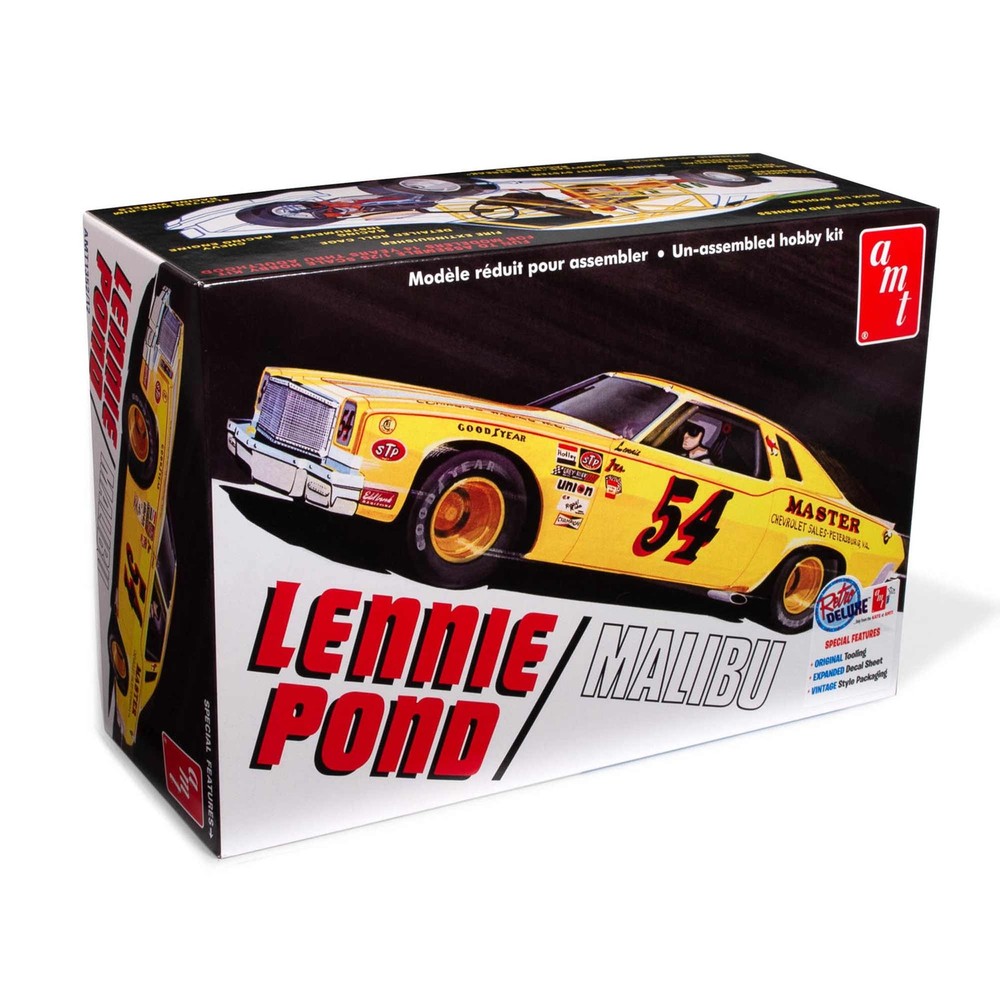 AMT Lennie Pond 1974 Chevy Malibu Stock Car 1/25 AMT1352 Plastics Car/Truck