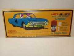 AMT Tequila Mockingbird 63 T-Bird Model Kit 1:25 Open Box Complete