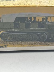LINDBERG GERMAN WWII 8 TON SEMI TRACK SD KFZ7 MILITARY MODEL KIT NEW-SEALED 1/40