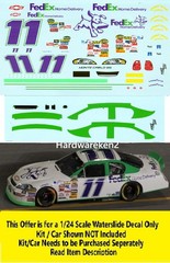 NASCAR DECAL #11 FED EX HOME DELIVERY 2006 MONTE CARLO D HAMLIN 1/24 POWERSLIDE