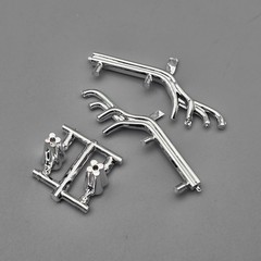 AMT 1/25 1969 Ford Galaxie Parts Kitbash Chrome Drag Exhaust Headers