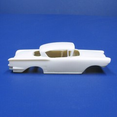 JFSL62 H:O scale Jimmy Flintstone 1958 stock Chevy Impala resin slot car body