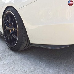 2Pcs Car Universal Rear Bumper Lip Diffuser Splitter Canard Protector Universal
