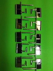 Lot of 10 chrome inside windshield mirrors 1967 Chevelle SS pro street 1968 69