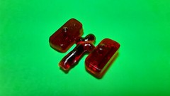 Lot of 2 1970 Ford Galaxie 500 1/25 Red Tail Lamp Lights Cop Car Model Part