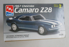 AMT ERTL 1967 CHEVY CHEVROLET CAMARO Z28 1/25 SCALE MODEL CAR KIT 6638 1995