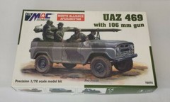 Mac Distribution 1 72 UAZ-469 106mm Waffe #72072 open box complete