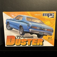 MPC 1006 ‘72 PLYMOUTH DUSTER 2in1 STOCK OR DRAG MODEL KIT-NIB-1/25 SCALE