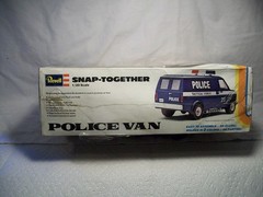 Revell POLICE VAN MODEL KIT (SEALED) 1979