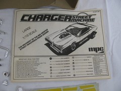 1984 MPC Golden Wheels 1/16 Scale Dodge Charger Street Machine Model Car Read!