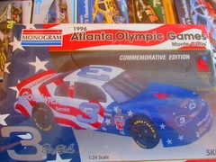 🔥MONOGRAM #3 1996 ATLANTA OLYMPIC MONTE CARLO 1/24 WRAPPED EARNHARDT NASCAR