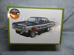 1/25 SCALE AMT 1965 CHEVELLE 427 BLOWN DRAG FUNNY CAR WHITE MODEL KIT-SEALED!