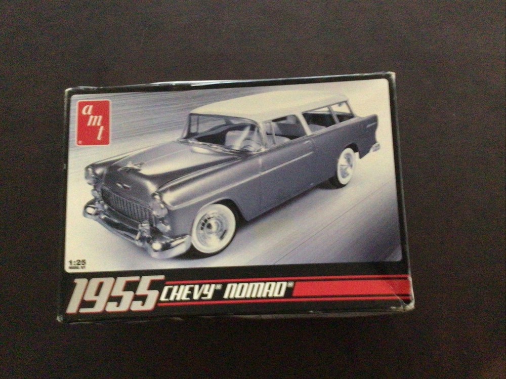 AMT 1955 Chevy Nomad Open Box Model. Looks Complete? In Sealed Bags.See Photos.