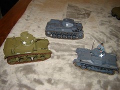 Built Military Tanks 3 Painted & Built Excellent Detail 1/72 Built Lot of 3 NICE