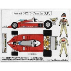 Decals forTamiya 1/20 Ferrari 312T3 canada gp decal from Japanese