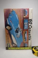 Revell 60 Corvette 1/25 Scale Model Kit H-1203 Factory Sealed Sports NOS B16