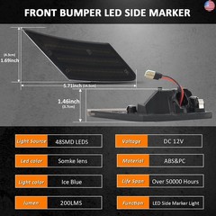 Bestview LED Side Marker Lights for 2013-2020 Subaru BRZ, 2013-2016 Scion FR-S,