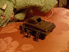 Vtg Revell Model SHERMAN Army Tank 1956 for Parts Or Repair