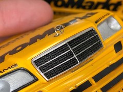 Pre-built AS-IS Unbranded Plastic Model Kit MERCEDES-BENZ AMG PROMARKT Yellow