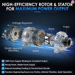 11176 Car Alternators Fit for Honda Civic Alternator 2006 2007 2008 2009 2010