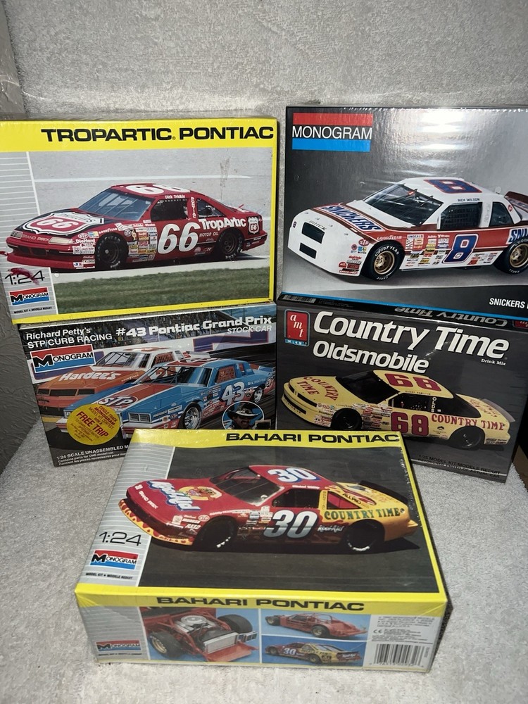Monogram 1:24 NASCAR Stock Car Model Kit Lot FACTORY SEALED LOT 3