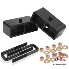 Rear Lift Blocks Kit 2 Inches Compatible with 1999-2024 Chevy Silverado 1500
