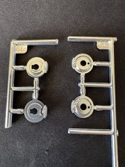 Monogram 2785 High Perf. Corvette ZR-1 Parts Kit Bash Chrome Disc Brakes