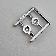 AMT 1/25 Gear Hustler AMT1096/12 Parts Kit Bash Chrome Pieces #323