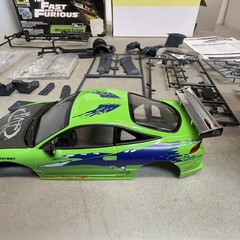 Revell 1/25 Model Kit Fast and the Furious Mitsubishi Eclipse Metal Body