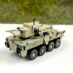 Tank World Mobile War 1/144 Stryker Wheeled Armored Vehicle Finished Model