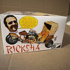 Model Kit Ricksha Wild Chinatown Express Custom Show Car MPC Retro Deluxe 1:20