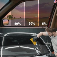 Car Sun Visor Strip Tint Film, Vehicle Windshield Window Tint Film, Universal