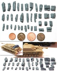 1/72 Scale Resin Tent, Tarp & Crates Stowage Set #1 – Value Gear