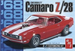 Chevrolet 1968 Camaro Z28 Plastic Model Kit (street or Stock buld) AMT868 New